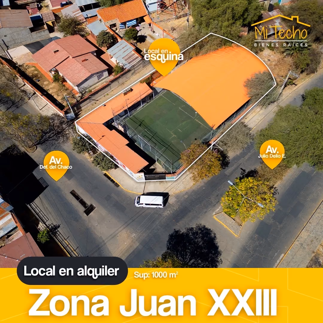 Local comercial cancha esquina sobre avenida