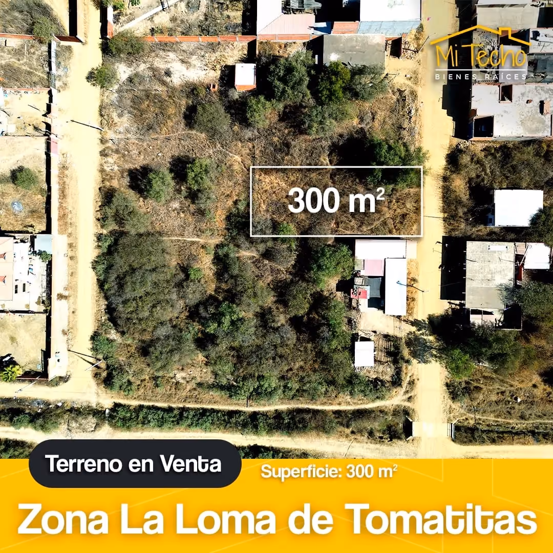 Lote en venta 300 m2 Loma de tomatitas